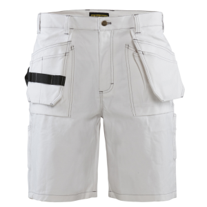 BLAKLADER 1634 White Painter Work Shorts (163412101000) - Blaklader