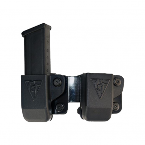 COMP-TAC Twin OWB Belt Clip Size4 GAP Magazine Pouch For Glock 9/40/45 (C62304000LBKN)