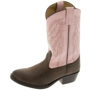 Smoky Mountain Boots SMOKY MOUNTAIN BOOTS Girls Monterey Brown/Pink Western Boots (1574) - $39.10 at gritroutdoors.com