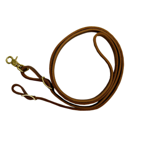 INTREPID INTERNATIONAL Shenandoah Brown 5/8in Roping Reins (159023)