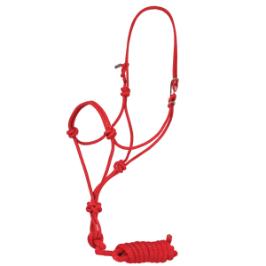 Mustang MUSTANG Easy-On With 8ft Lead Rope Halter - $25.99 at gritroutdoors.com