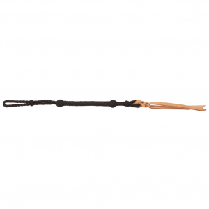 MUSTANG Nylon Braided Quirt with Leather End