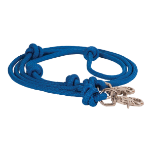 MUSTANG Mountain Rope Knotted Barrel 5/16in x 8ft With NP Trigger Snaps Rein