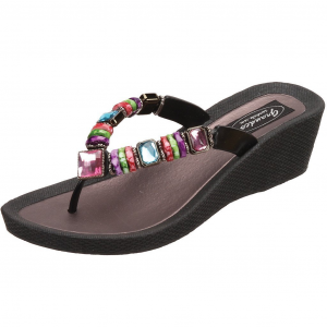 GRANDCO Womens Stained Glass Thong Sandal (27234E-LD)