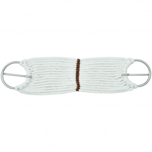 MUSTANG Pony 15-Strand White Cinch with Ring & Tongue (102)