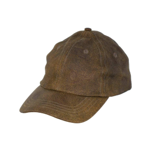 OUTBACK TRADING Leather Slugger Brown Cap (1450-BRN-ONE)
