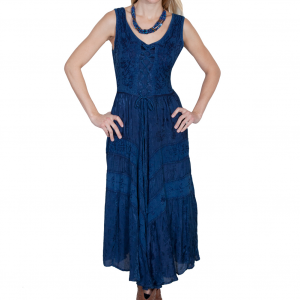 SCULLY Womens Honey Creek Rayon Full Length Dress