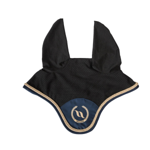 BACK ON TRACK Nights Collection Blue Nights Horse Bonnet (240403) - Back On Track