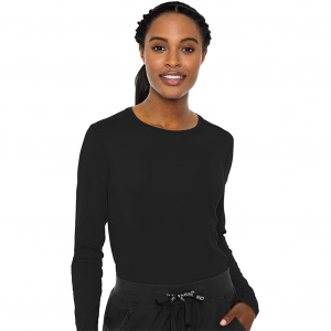 MED COUTURE Women Performance Knit Tee