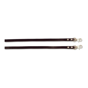CIRCLE Y Scissor Snap Split 5/8in x 7 1/2ft Reins - Circle Y