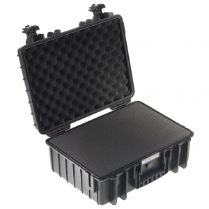 B&W INTERNATIONAL Type 5000 Black Outdoor Case with SI Foam (5000/B/SI)
