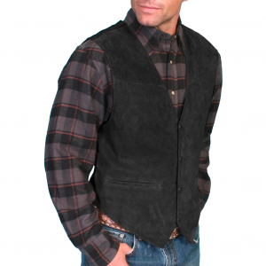 SCULLY Mens Boar Suede Vest