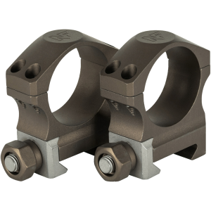 NIGHTFORCE XTRM 1in Medium 34mm Ultralite 6 Screw Dark Earth Ring Set (A679)