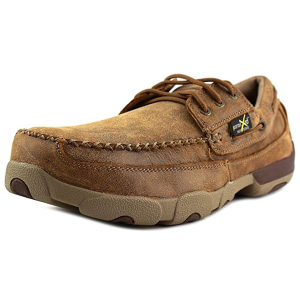 TWISTED X Mens Driving Bomber Moccasins (MDMSTM1) - Twisted X