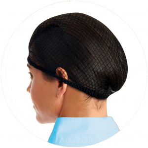 OVATION Deluxe PK/2 Black One Size Hair Net (469576BLK-ONE)