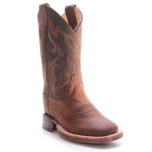 OLD WEST Boy's (Toddler/Little Kid) Brown Musky Boot (BSC1904) - Old West