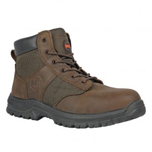 HOSS BOOT COMPANY Men's Carter Brown Steel Toe Hiker Work Boot (60542)