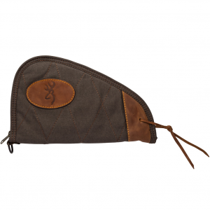 BROWNING Lona Canvas/Leather Flint/Brown 11in Pistol Rug (1423886911)