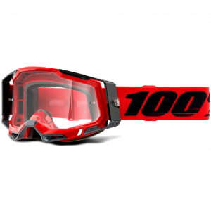 100% Racecraft 2 Red/Clear Lens Goggle (R9167024)