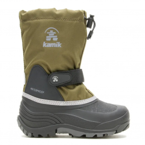 KAMIK Kids Waterbug5 Dark Olive Boots (NK4771S-DOL)