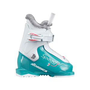 Nordica NORDICA Girls Speedmachine J 1 LightBlue/White/Pink Boots (050874013L4) - $87.99 at gritroutdoors.com