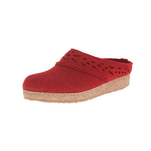 HAFLINGER Women's Lacey Arch Support Wool Clogs (731054) - Haflinger