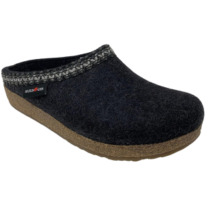 HAFLINGER Unisex Grizzly Zig Zag Arch Support Wool Clogs (711053) - Haflinger