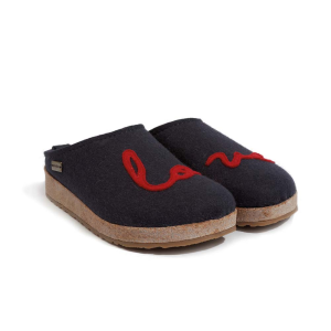 HAFLINGER Women's Lovely Arch Support Wool Clogs (731073) - Haflinger