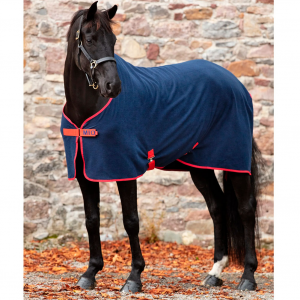 HORSEWARE IRELAND Mio Fleece Navy/Red Rug (ACSF24-BR00)