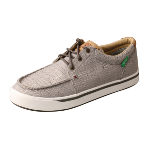 TWISTED X Hooey Loper Light Grey Shoe (MHYC018) - Twisted X