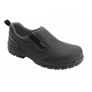 AVENGER Womens Composite Toe Waterproof Black Slip On Work Shoes (A7169)