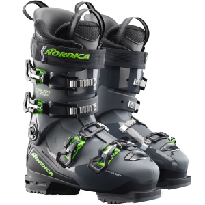 NORDICA Men's Sportmachine 3 110 GW Anthracite/Black/Green Ski Boot (050T0600047) - Nordica