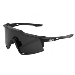 100% Speedcraft Soft Tact Black/Smoke Lens Sunglasses (R9177009)
