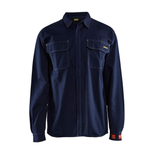 BLAKLADER 3276 FR Collared Navy Blue Shirt (327615518900) - Blaklader