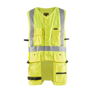 BLAKLADER 3127 Hi-Vis Ripstop Yellow Utility Vest (312718313300) - Blaklader
