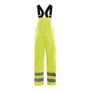 BLAKLADER 1380 Yellow Hi-Vis Rain Pants (138020033300) - Blaklader
