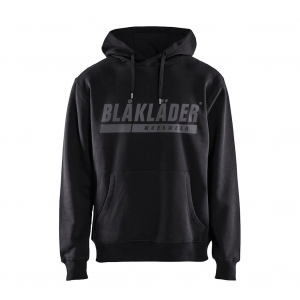 BLAKLADER 3447 Hooded Sweatshirt with Print