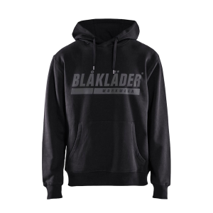 BLAKLADER 3447 Hooded Sweatshirt with Print - Blaklader