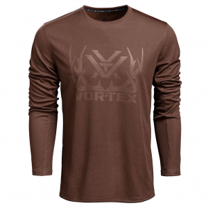 VORTEX Men's Full-Tine Performance Grid Deep Lichen T-Shirt (VOR-222-61-DBA)