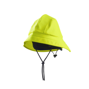 BLAKLADER 2009 Hi-Vis Yellow Rain Hat (200920033300) - Blaklader