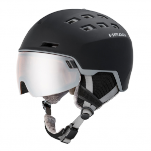 HEAD Rachel Visor Black Ski Helmet (323552)