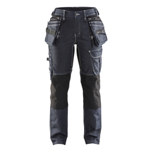 BLAKLADER Womens 7990 Craftsman Navy Blue/Black Pant (799011418999) - Blaklader
