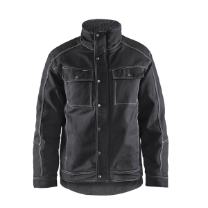 BLAKLADER 4816 Toughguy Pile Lined Wind/Water/Cold Black Jacket (481613709900) - Blaklader