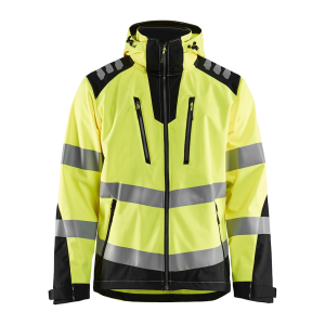 BLAKLADER 4788 US Hi-Vis Softshell Yellow/Black Jacket (478825133399)