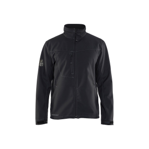 BLAKLADER Mens 4957 Softshell Black Jacket (495725179900) - Blaklader
