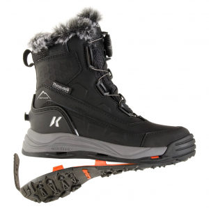 KORKERS Womens Snowmageddon With SnowTrac Sole Black Boot (OB9401BK)