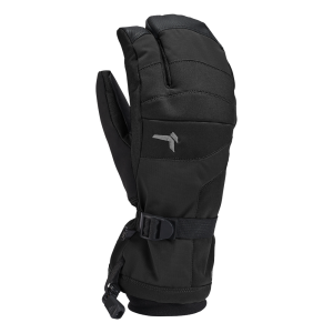 KOMBI Mens Storm Cuff 3 Finger Black Gloves (1/1604-BLACK) - Kombi