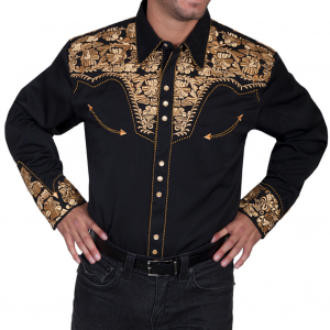 SCULLY Mens Western Apparel Long Sleeve Shirt