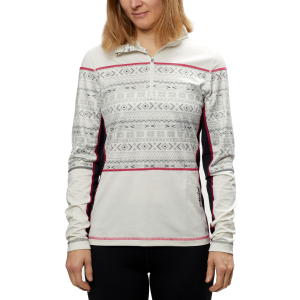 SWIX Womens Tista 1/2 Zip Print Sweater - Swix