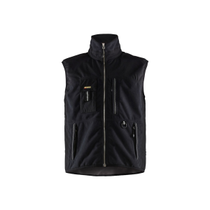BLAKLADER 3845 Two Fisted Black Wind/Water/Cold Fleece Vest (280 g/m2) - Blaklader